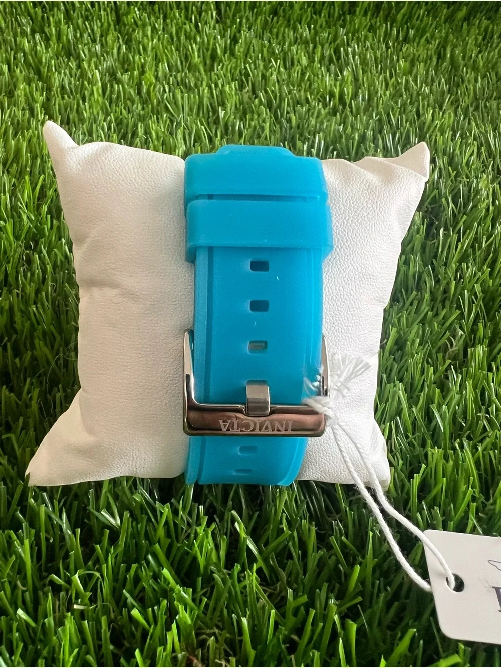 Invicta Teal Transparent Resin Chronograph Watch